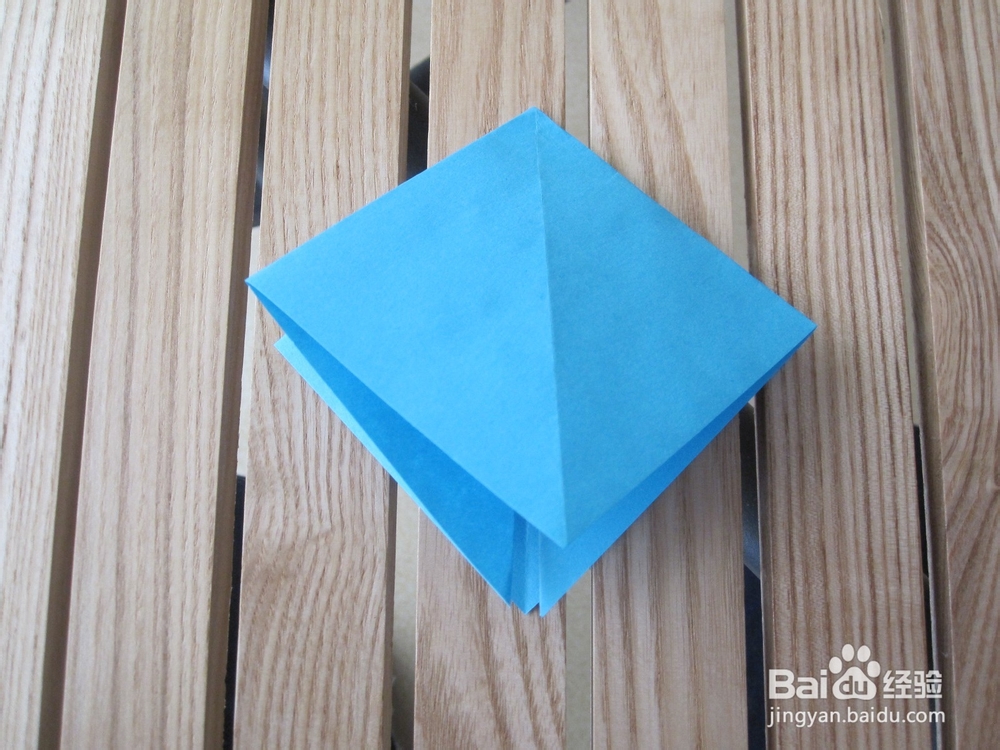 彩色八角星的折法