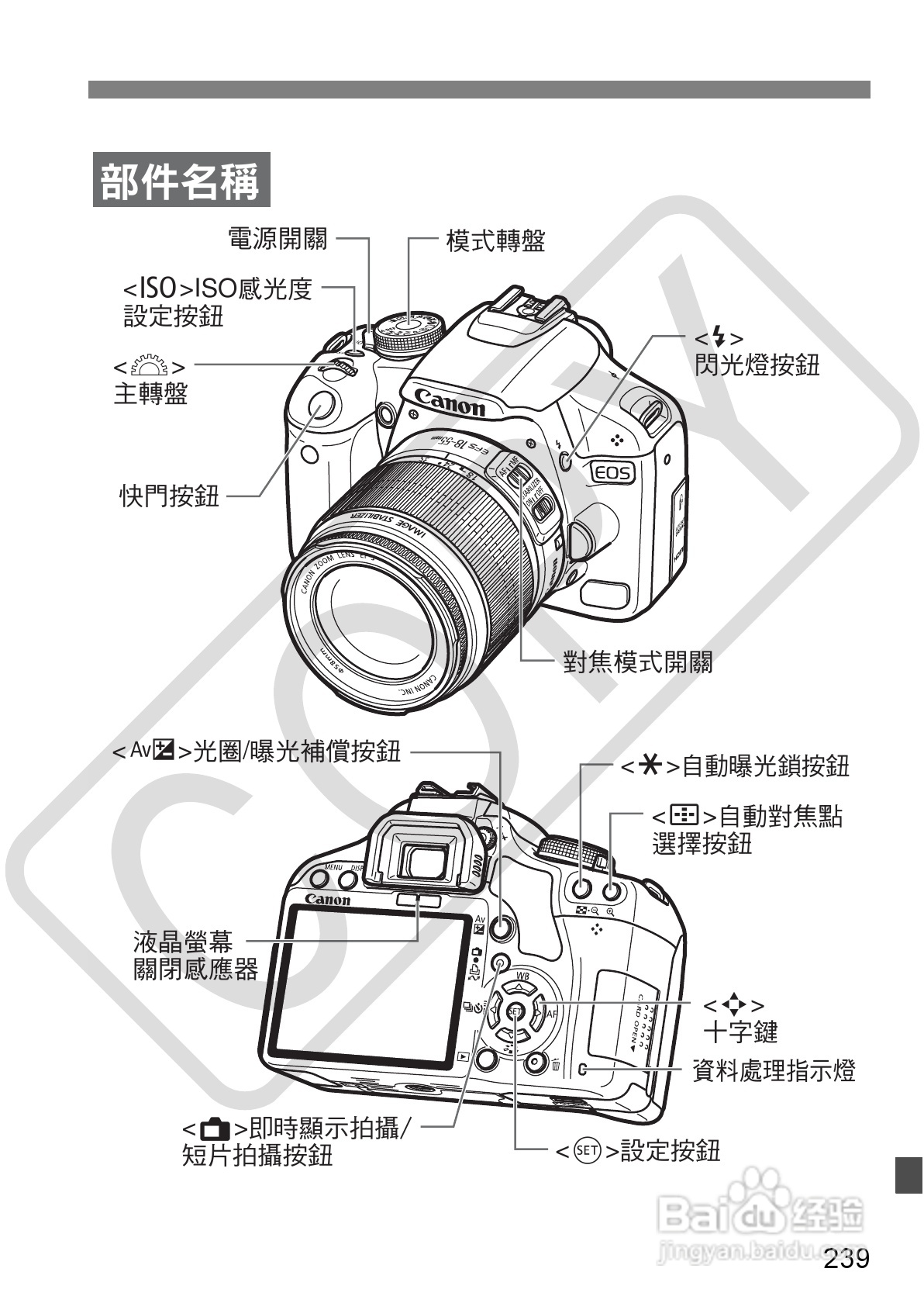 佳能 EOS 500D数码相机使用说明书:[24]