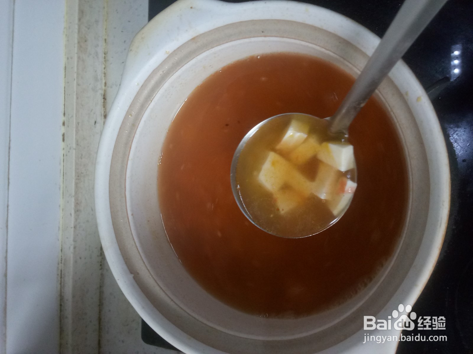 西红柿豆腐蛋花汤