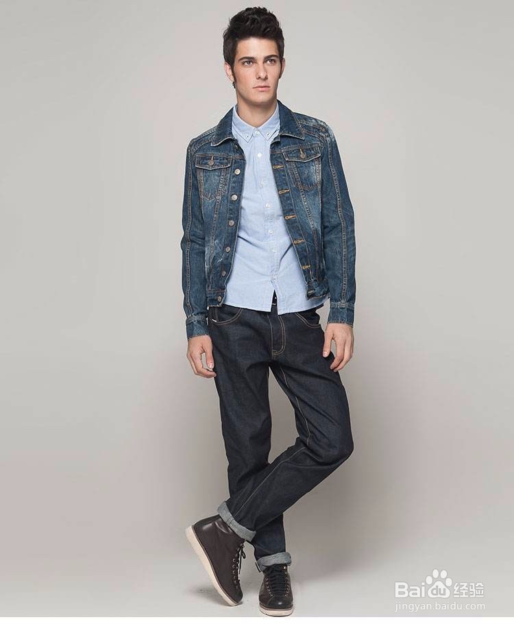 男装搭配--牛仔外套如何穿出稳重柔和的印象