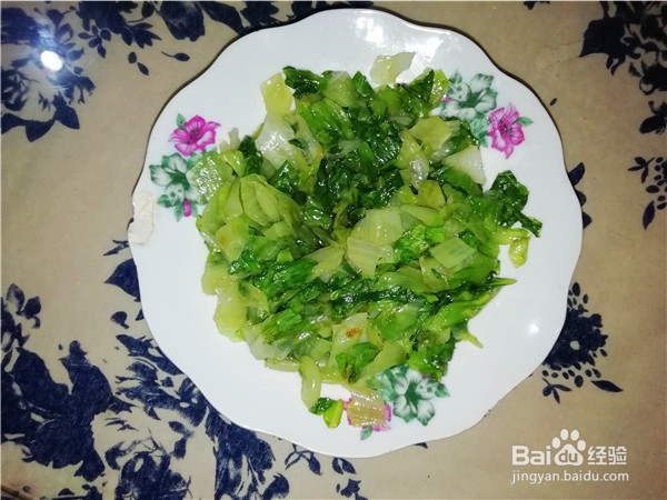 怎么样做简单的家常菜素炒生菜