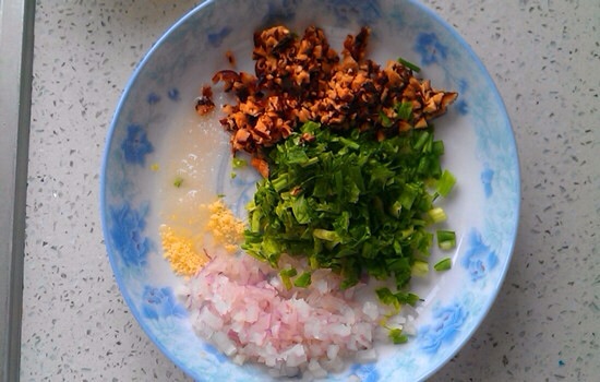 黑芝麻香菇葱油饼