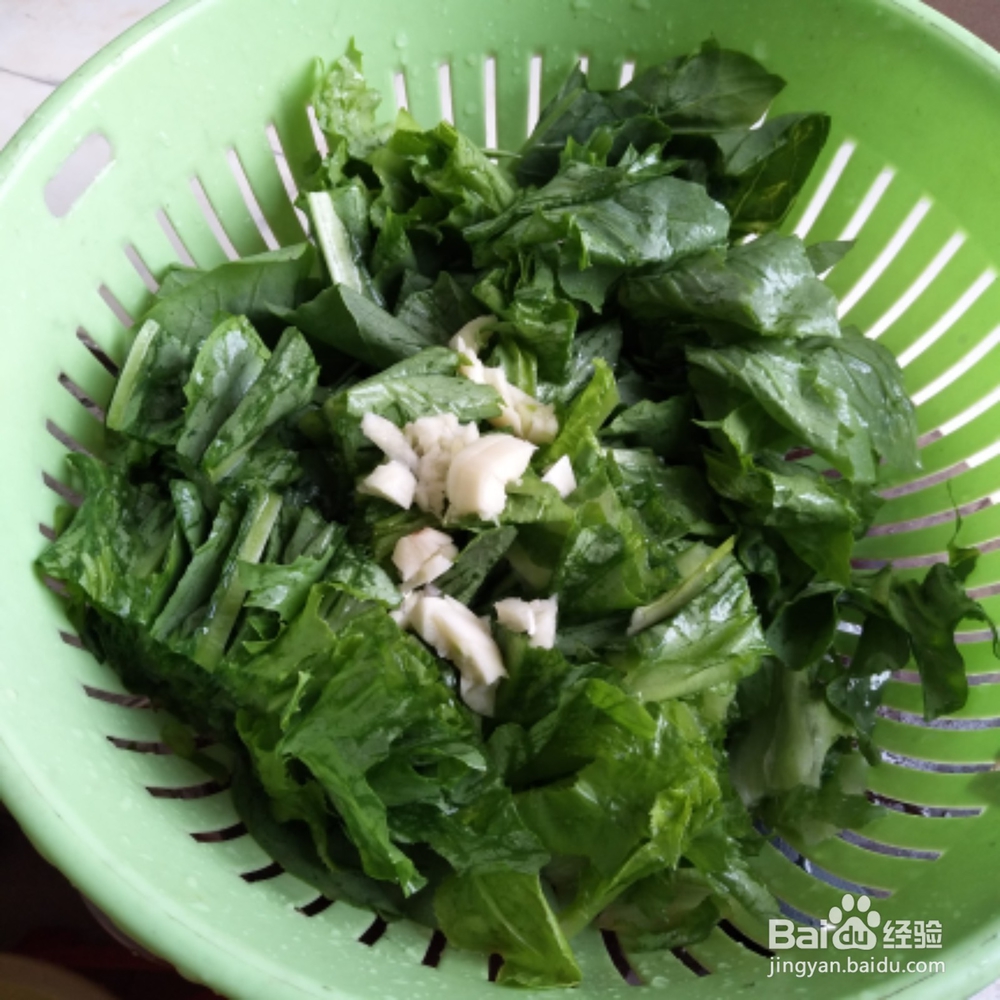白麦菜的简单做法