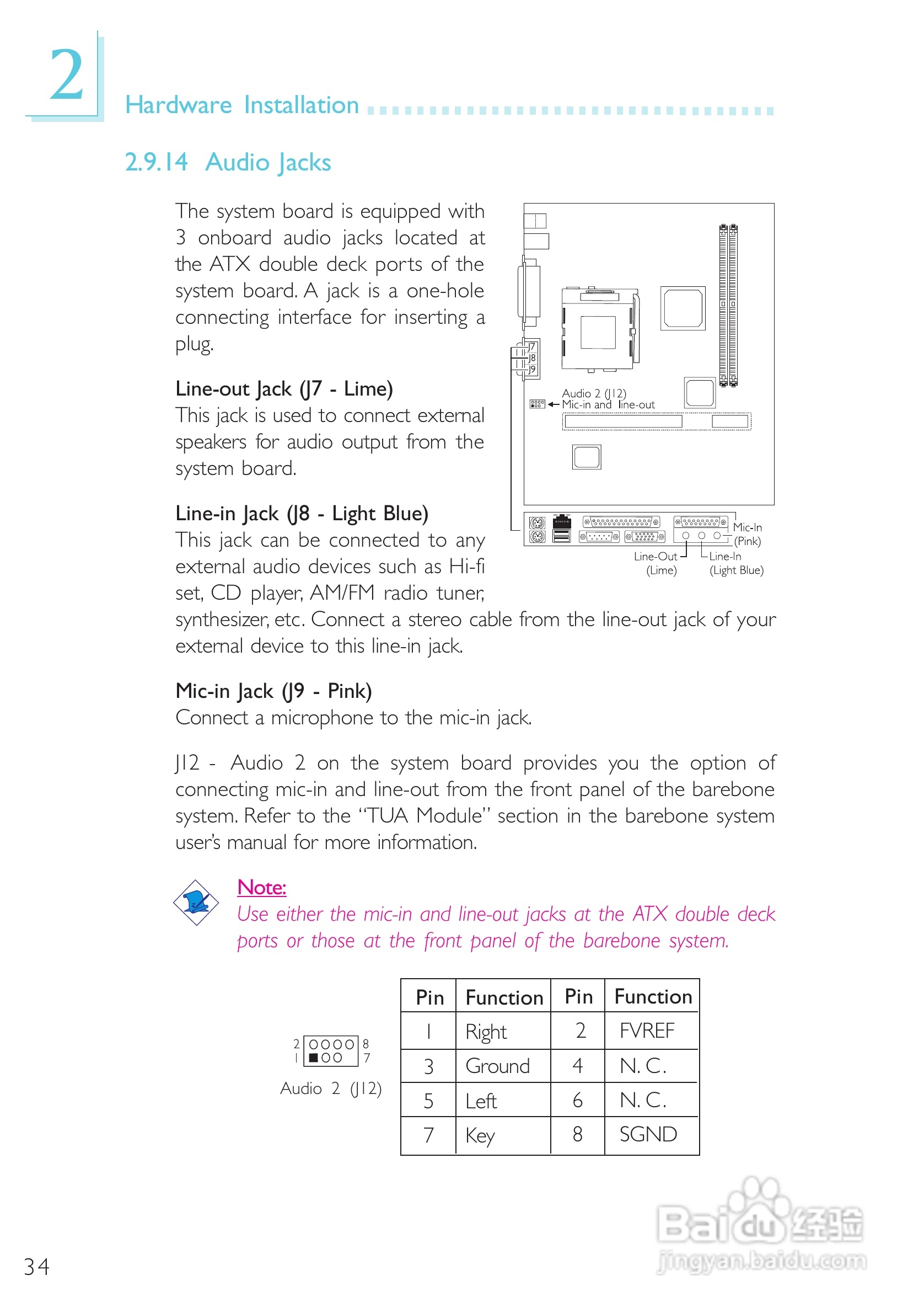 友通CW27-EA型主板说明书:[4]