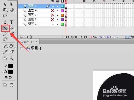 使用flash如何绘制米奇头像