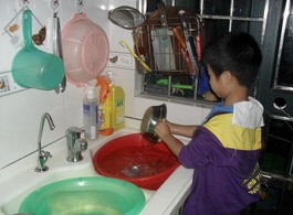 如何教小孩做家务