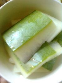 咸肉炒冬瓜的做法