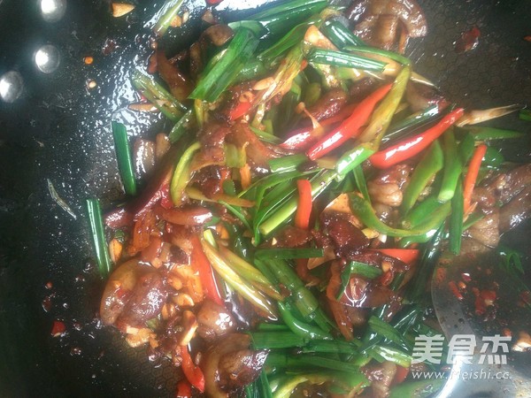 蒜苗青椒回锅肉