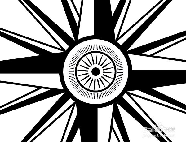 怎么用Illustrator设计一个华丽的罗盘