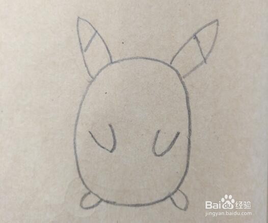 皮卡丘怎么画?