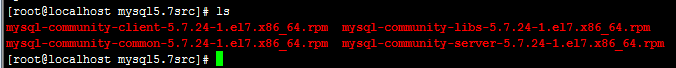 rpm安装mysql5.7