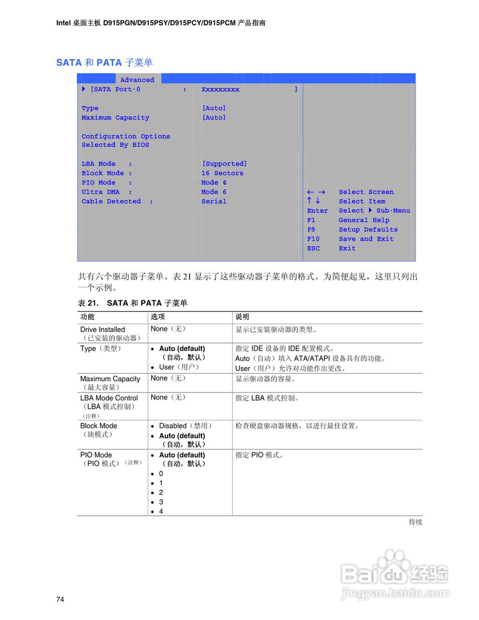 Intel D915PCM主板说明书:[8]