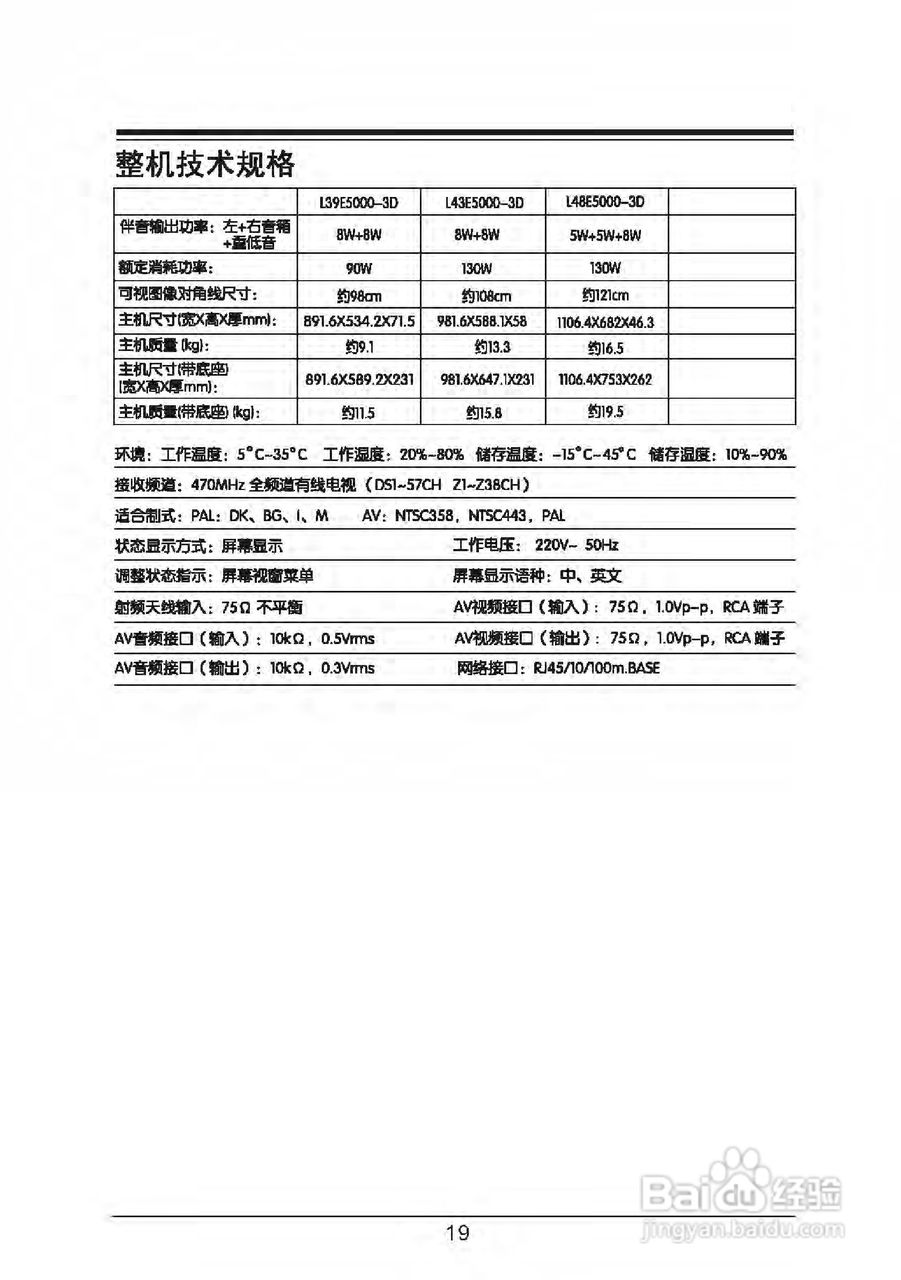 TCL王牌L39E5000-3D液晶彩电使用说明书:[2]