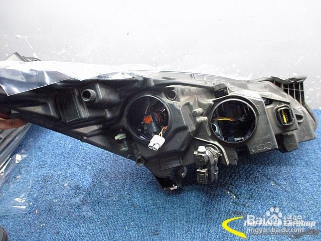 东风标志3008无损改氙气灯升级原装奥迪Q5透镜