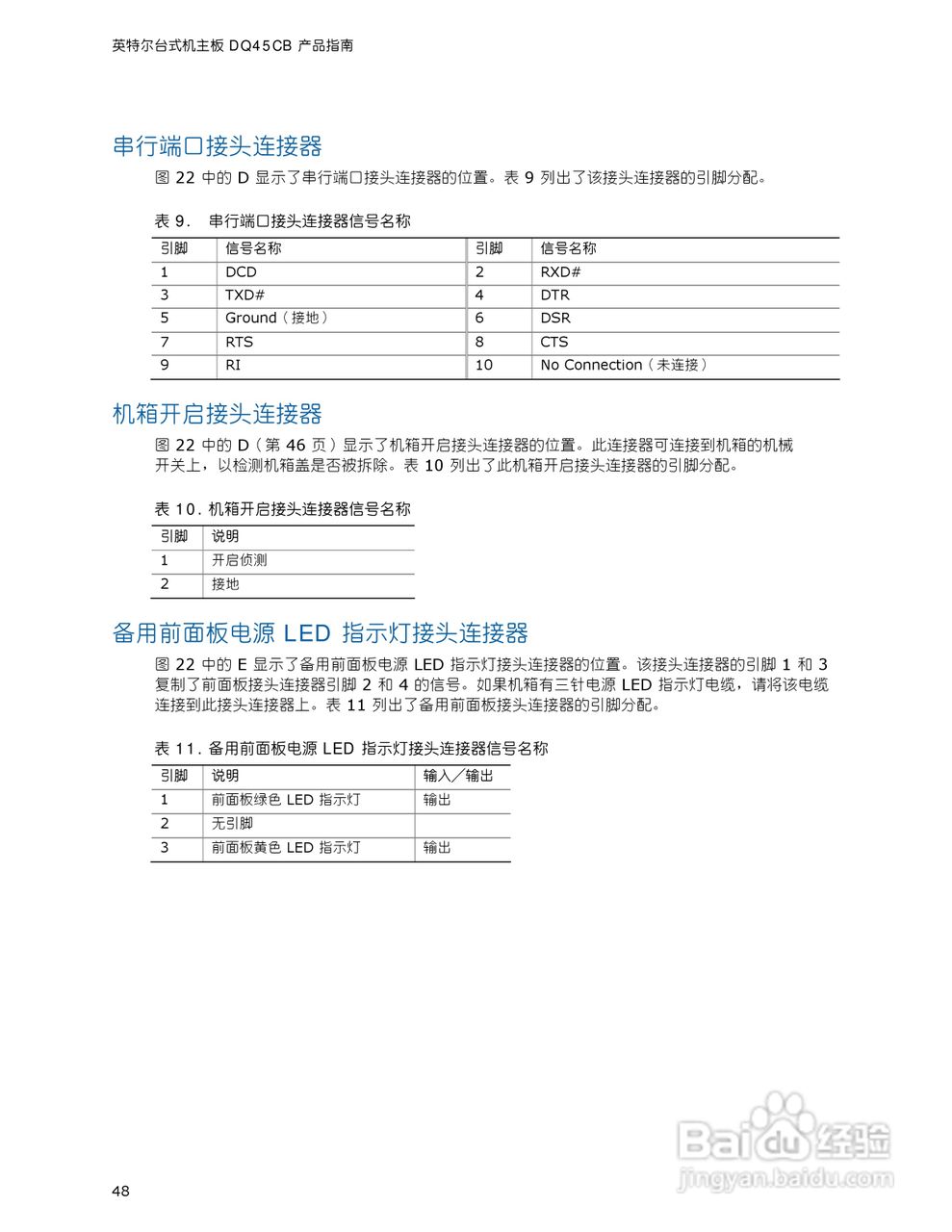 英特尔DQ45CB型主板说明书:[5]