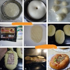 培根面包的做法