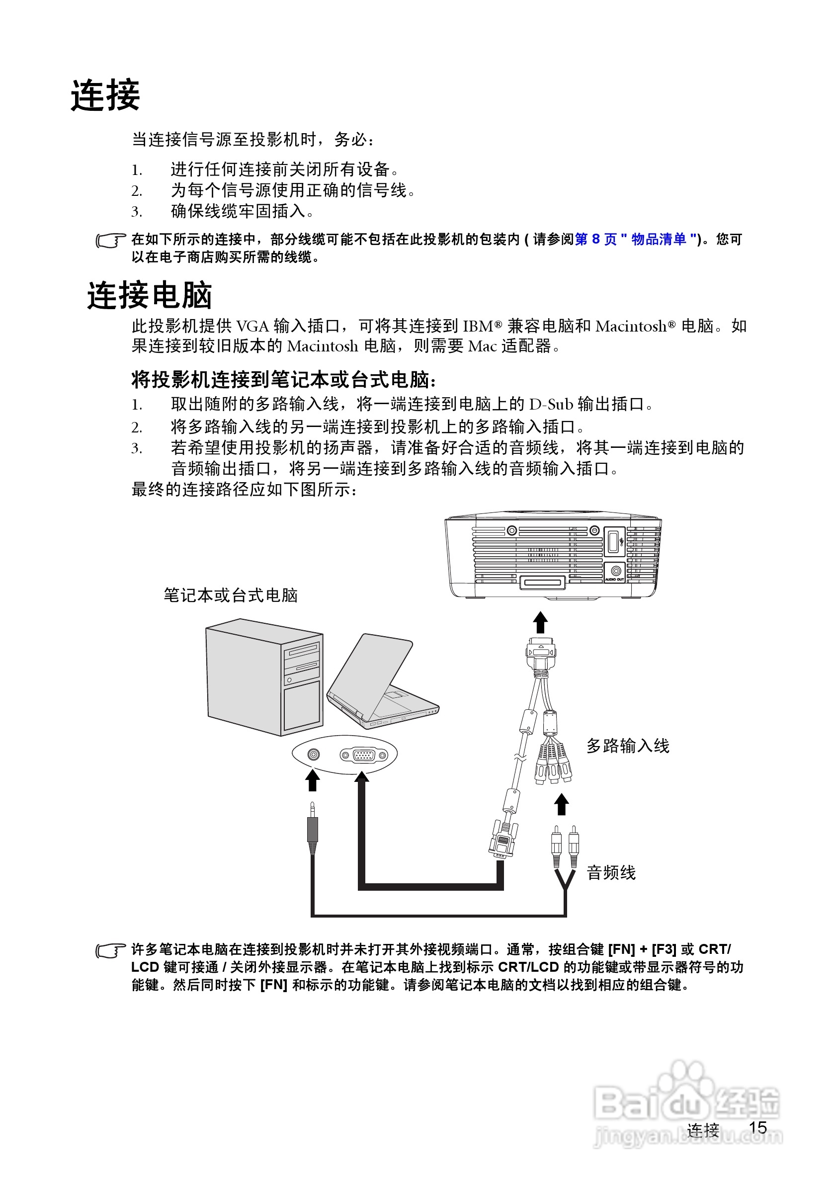 明基GP1投影仪使用说明书:[2]