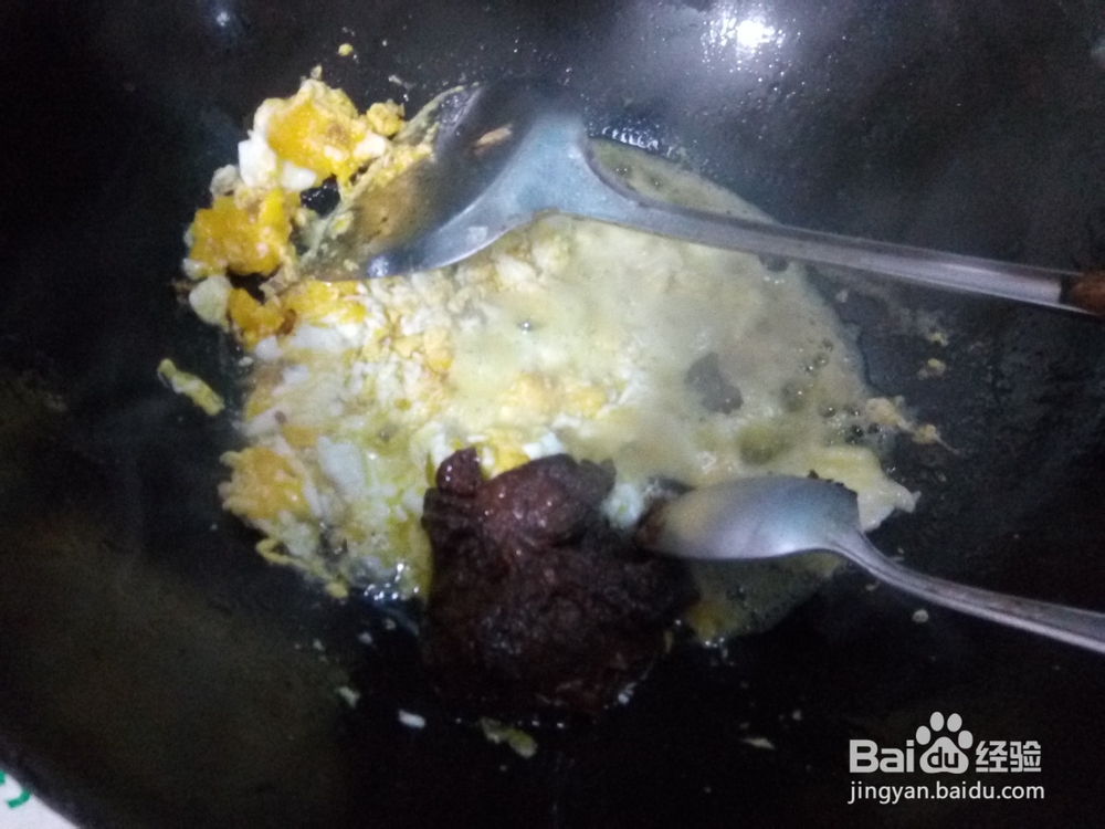 鸡蛋酱拌过水面