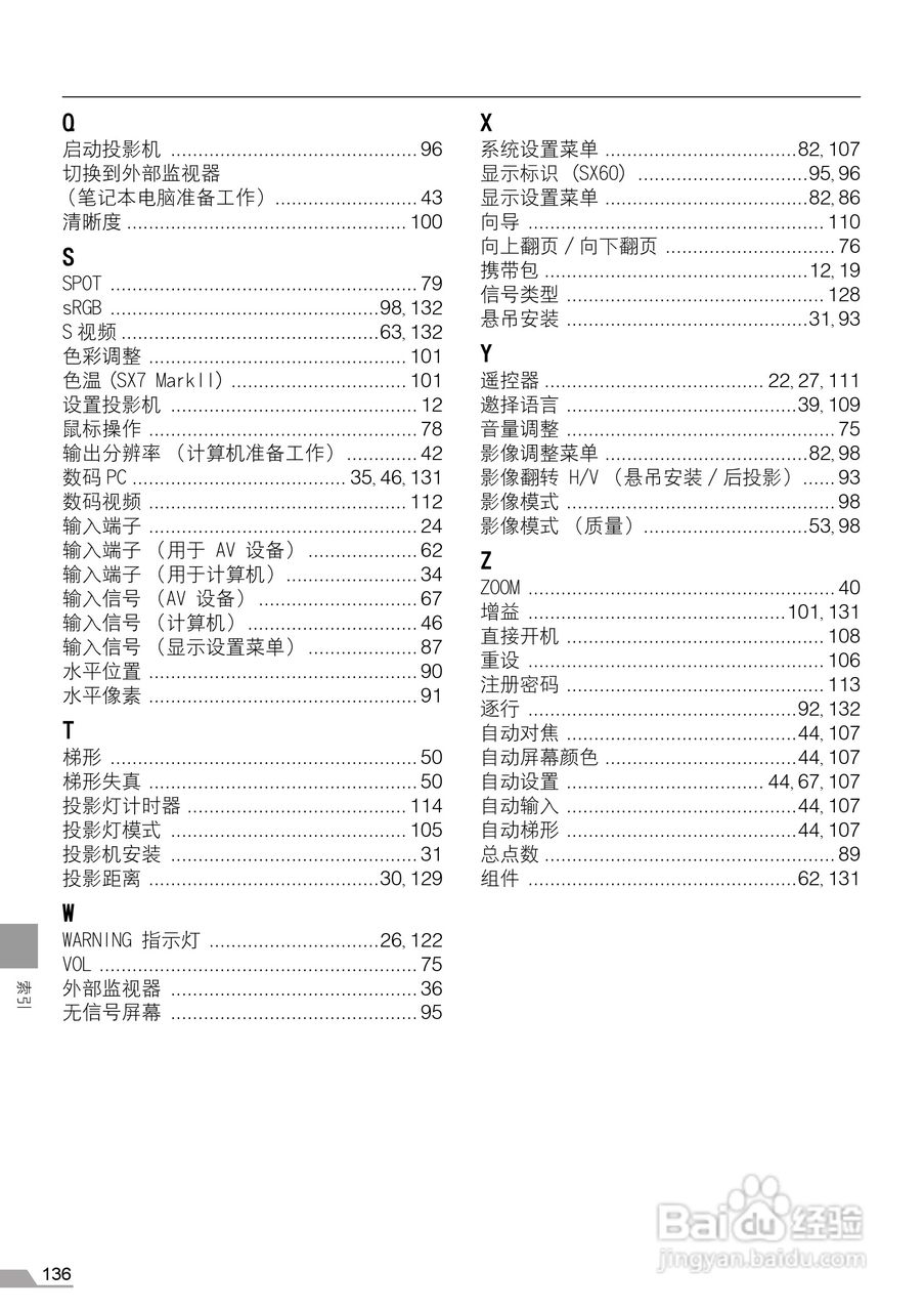 佳能SX7 MarkII投影仪使用说明书:[14]