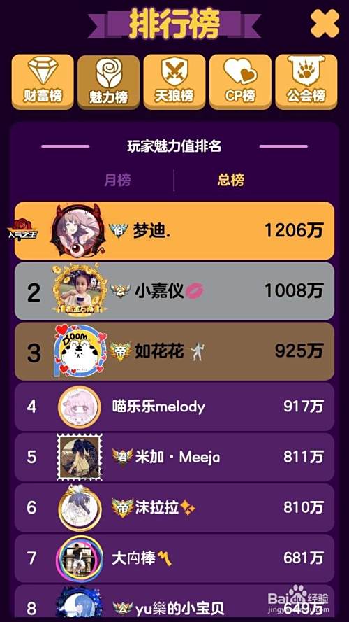 天天狼人杀中如何增加魅力值魅力值有什么用 百度经验