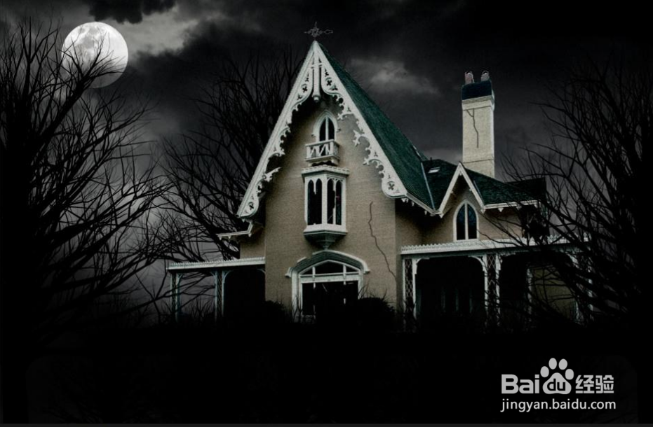 Photoshop之梦游鬼屋2