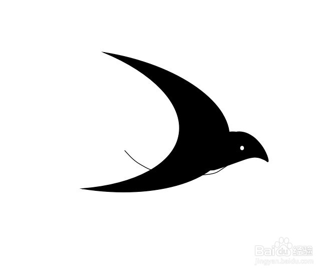 怎么画燕子的简笔画