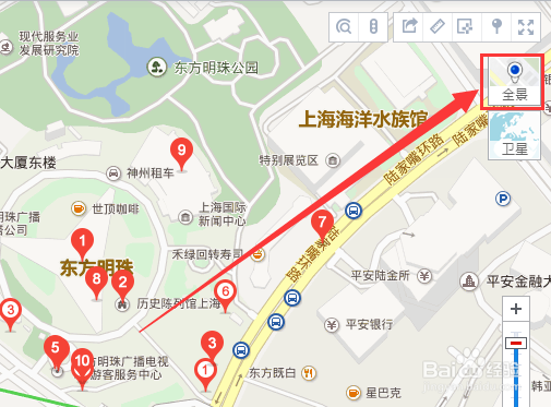 百度地图怎么查看街景百度地图怎么查看全景