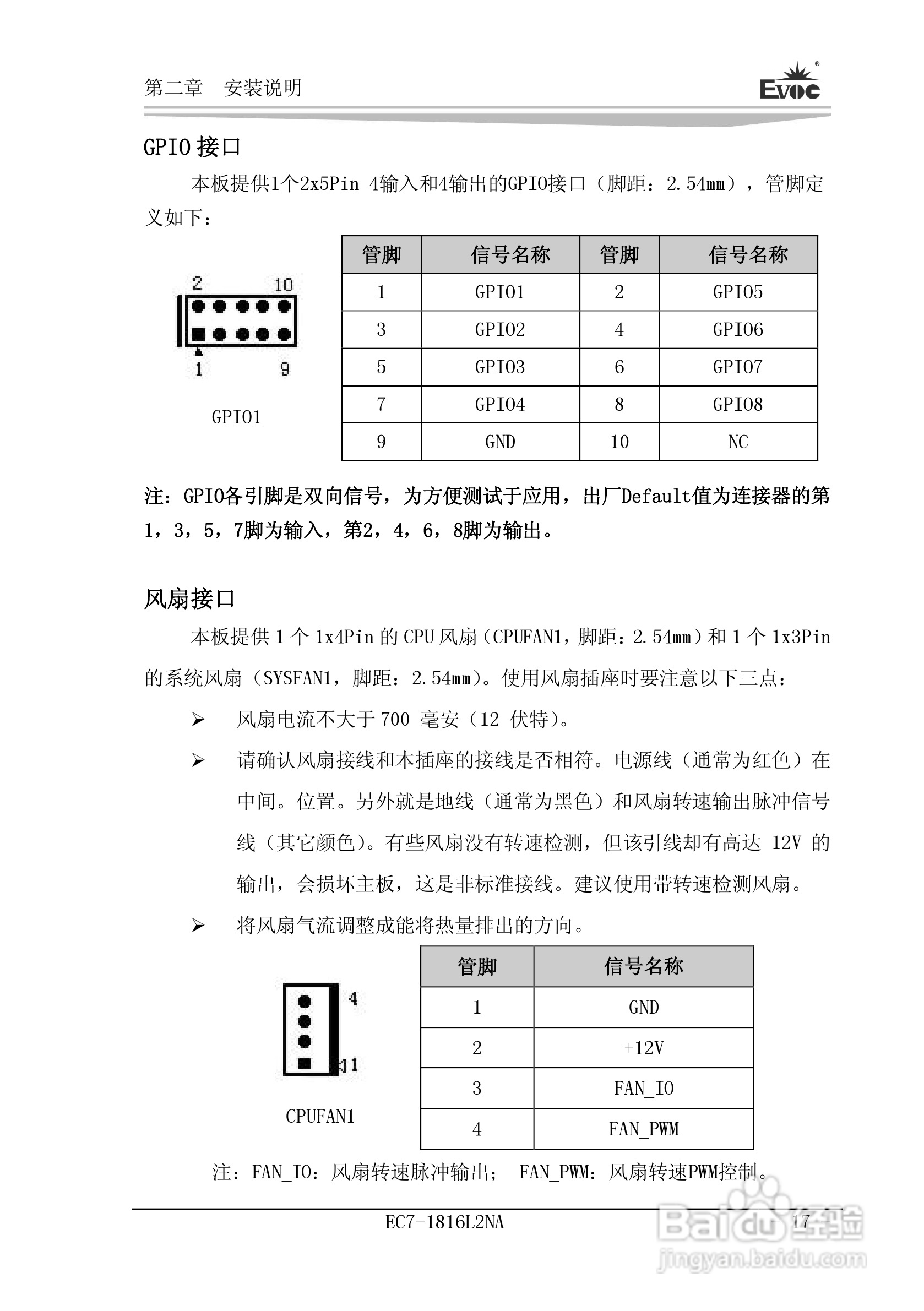 研祥Mini-ITX主板EC7-1816L2NA说明书:[3]