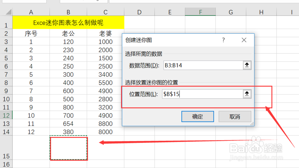 Excel迷你图表怎么制做呢
