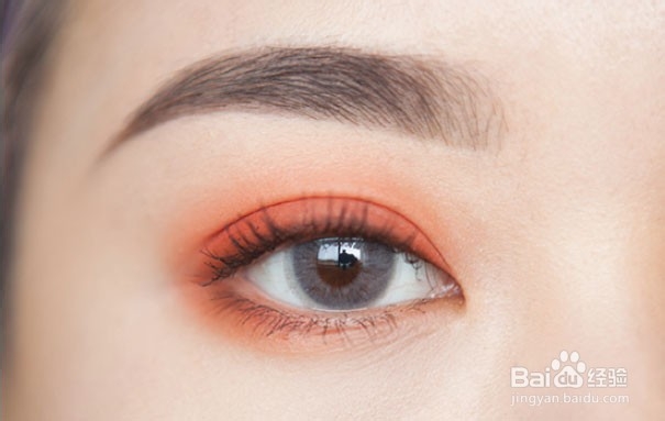 单色眼影的画法步骤图