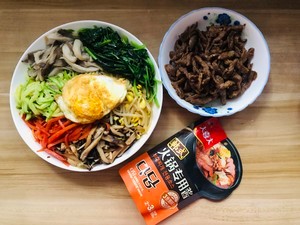 韩式拌饭的做法
