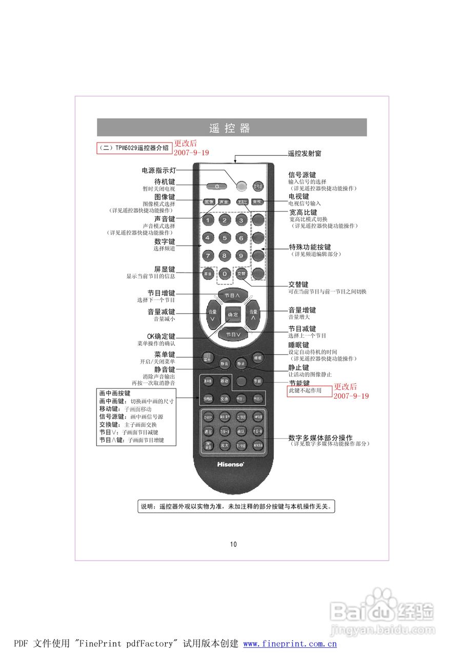 海信TPW5029P液晶彩电使用说明书:[1]