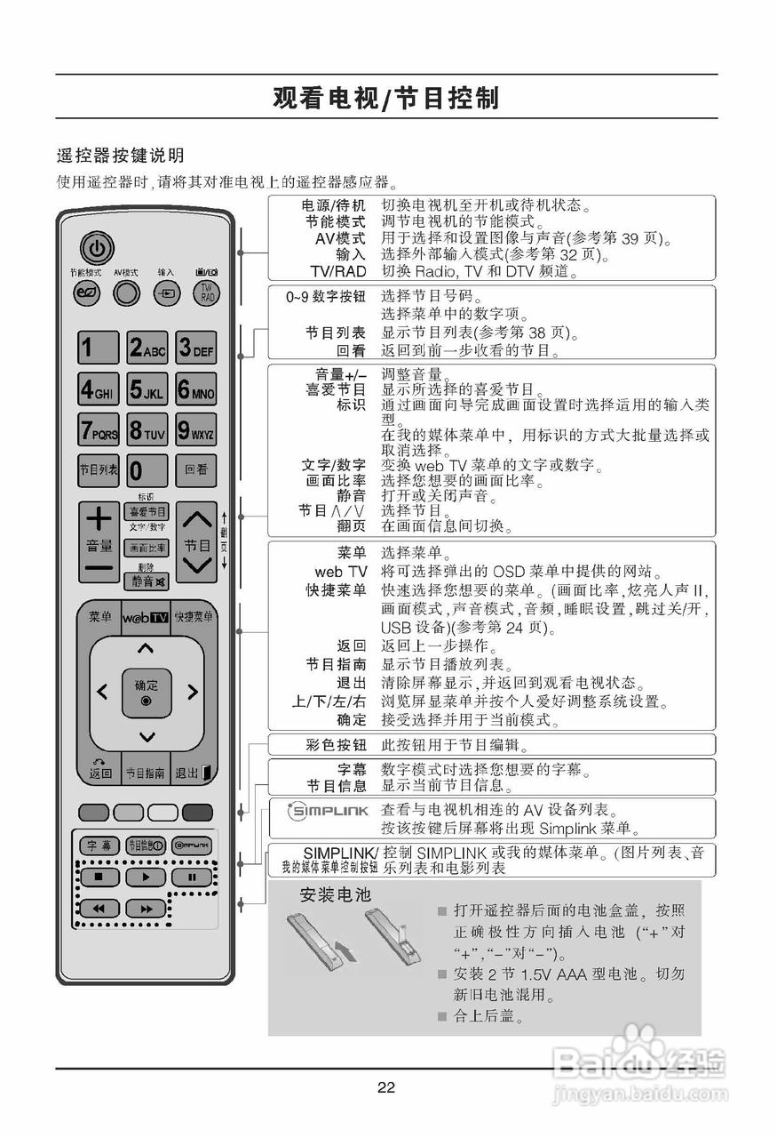LG 55LD650-CC液晶彩电使用说明书:[3]