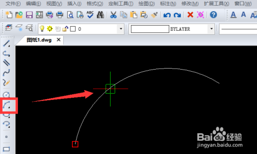 AutoCAD中如何绘制圆弧等分点标记