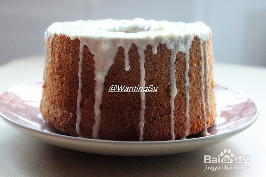 味美鲜香的巧克力酱肉桂戚风