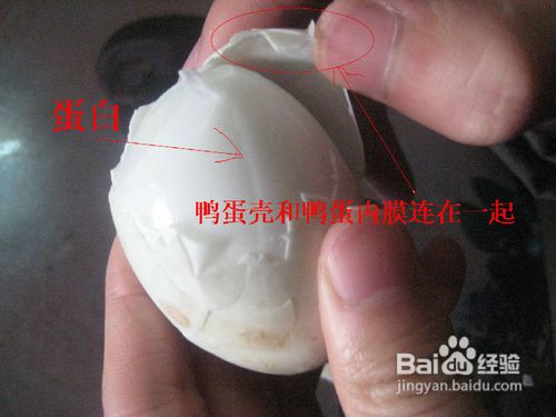 怎样剥鸭蛋外壳