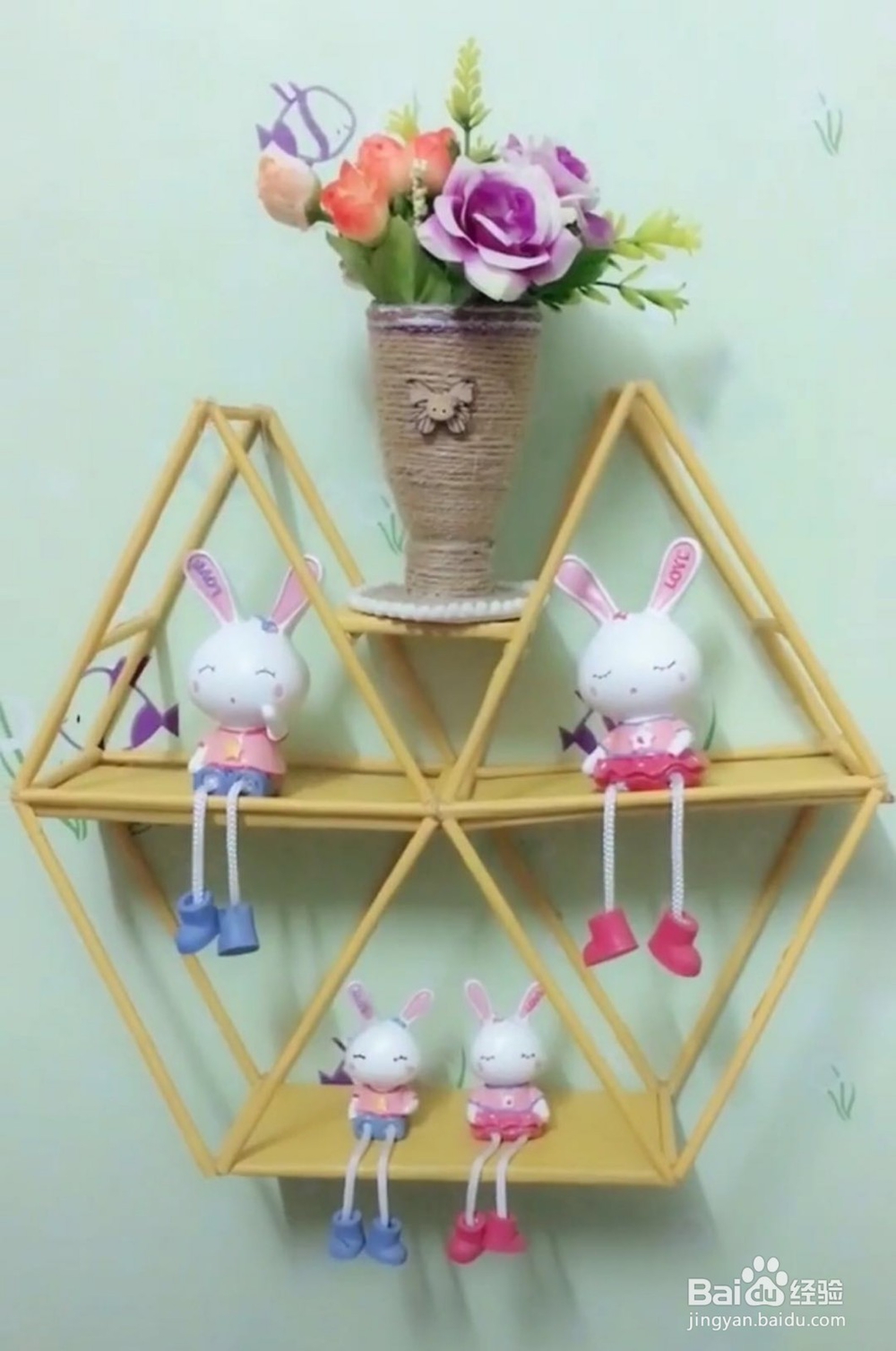 一次性筷子怎么变装饰品，做法一