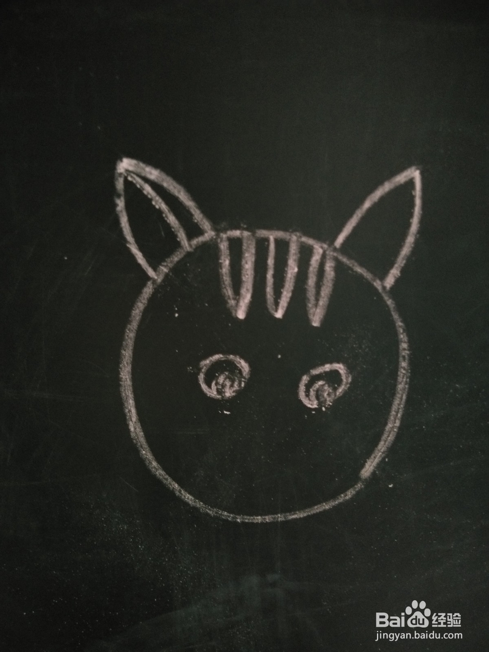 小花猫的简笔画法
