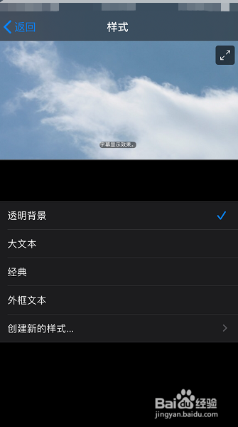 苹果手机怎么设置字幕样式
