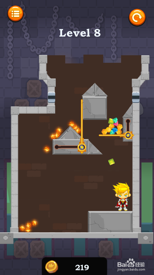 Pins Hero Rescue的Level 8如何通关?