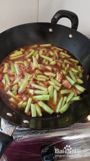 豆角焖面的做法
