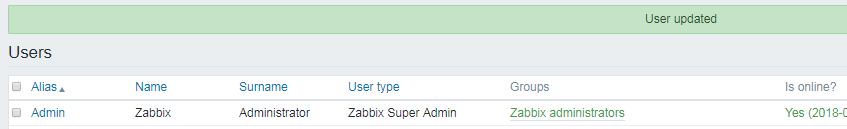 如何在zabbix中修改用户媒体？