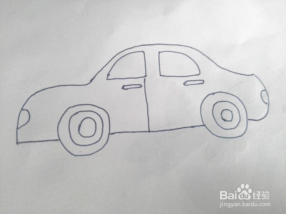 简笔画之出租车经验分享二