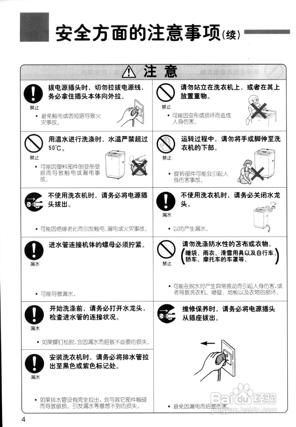 日立全自动洗衣机XQB50-S920使用说明书:[1]