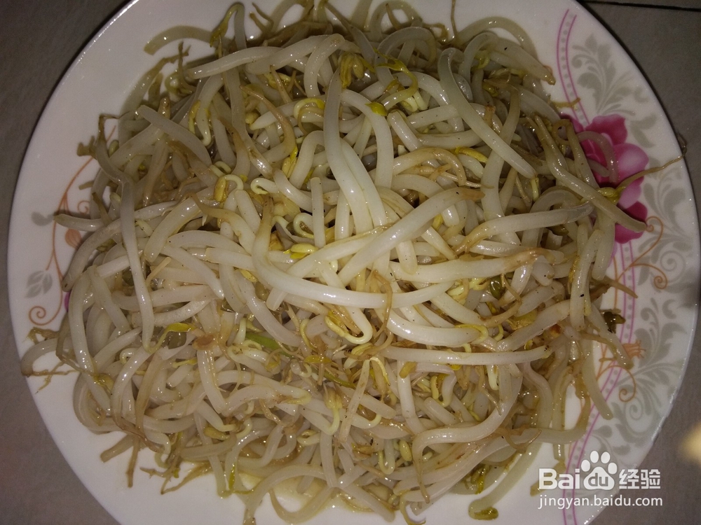 简单的清炒绿豆芽