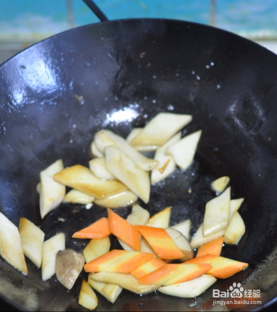 家常杏鲍菇熘肉片