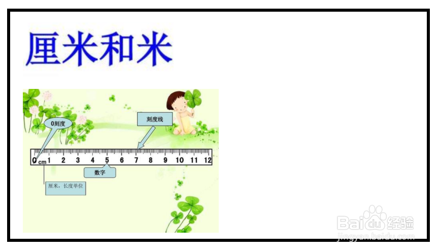 厘米和米手抄报