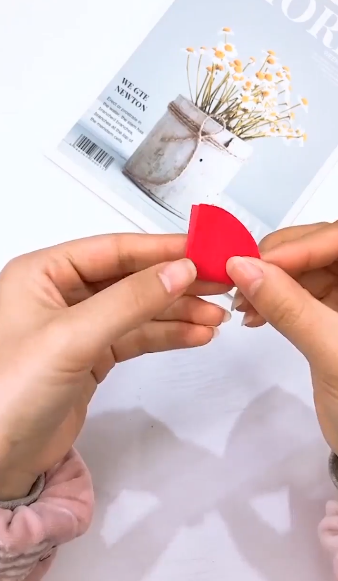 儿童手工立体苹果怎么做