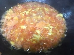 自家蕃茄鸡蛋面