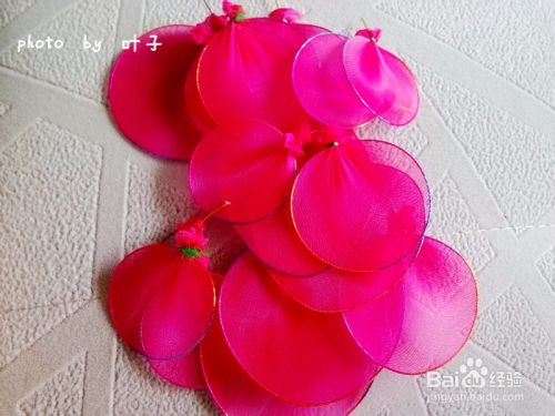 怎样做丝网花---荷花的详细做法